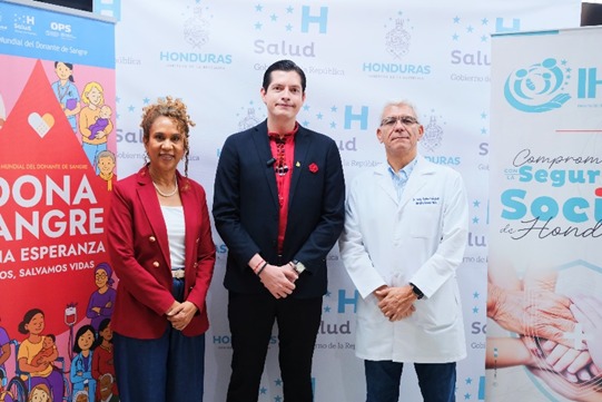 Bajo el lema: “Dona sangre, dona esperanza: juntos, salvamos vidas”, Honduras conmemora el Día Mundial del Donante Voluntario de Sangre